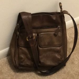Fossil Brown leather purse